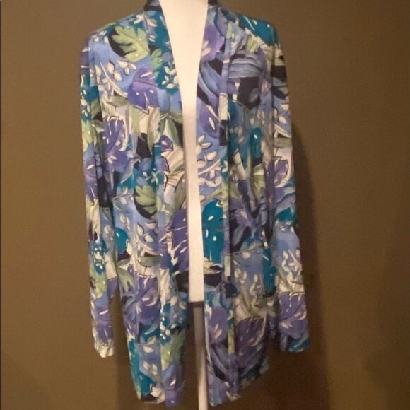 J. Suzette And Company Cardigan Plus Size 3X - Picture 3 of 10